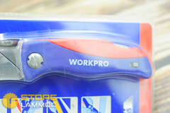 Dao rọc cáp gấp gọn tiện ích WORKPRO W011009, có lưỡi thay thế