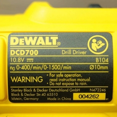 Máy khoan vặn vít pin Dewalt DCD700C2 10.8V