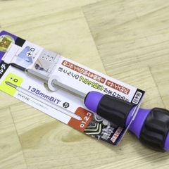 Tua vít Nhật Bản Sunflag 3210  cán tròn 135mm (+)1, 2, 3, 0