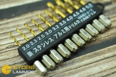 Bộ mũi khoan sắt gồm 10 mũi 2.0-5.0mm RELIEF 26835