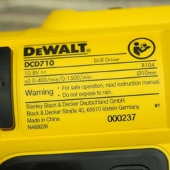 Máy khoan vặn vít pin Dewalt DCD710D2 10.8V