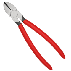Kìm cắt mũi thon dài 180mm, cán đỏ Knipex 7001180