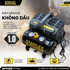 Máy nén khí không dầu 6L màu đen Stanley FATMAX DST101/8/6
