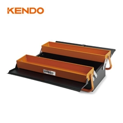 Hộp dụng cụ bằng kim loại ngăn kéo 3 khay kích thước 46x20x16cm Kendo 90200