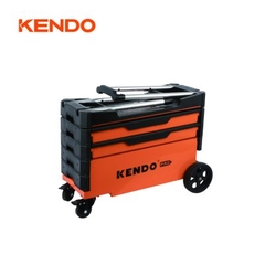 Xe đẩy dụng cụ gấp gọn kích thước 70×38×53.5/90cm Kendo 90333