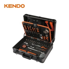 Bộ dụng cụ vỏ nhôm 124 chi tiết Kendo 90702