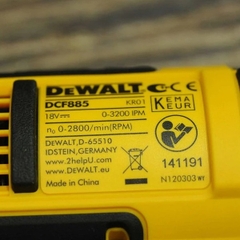 Thân máy bắn vít pin Dewalt DCF885N-KR 18V