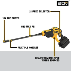 DCBW550B | Súng phun xịt nước pin  20V Dewalt