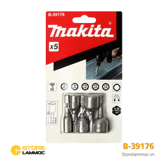 Đầu tuýp vặn ốc nam châm 6,8,10,12,13x50mm Makita B-39176 (5 cái)