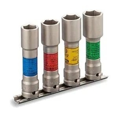 Bộ đầu tuyp 4 chi tiết 1/2 chuẩn dài cao cấp Tone  HA404LN