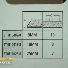 Dao rọc giấy 9mm cán bọc cao su Stanley STHT10409-8