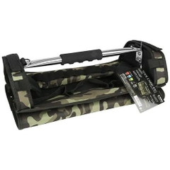 Túi đựng đồ nghề tay kim loại 42cmx22cmx25cm màu xám E-VALUE ETC-OP2-CGR