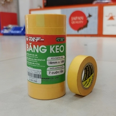 Băng keo giấy WASHI nhật số 400 màu vàng