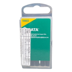 Bộ 10 đầu tua vít đen loại 2 đầu PH3 65mm Sata 59803