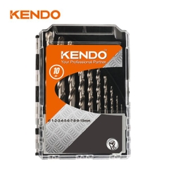 Bộ mũi khoan kim loại HSS 10 cái Kendo 11603033