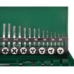 Bộ mũi khoan và taro ren trong - ngoài (bộ 37 cái) Sata 50455