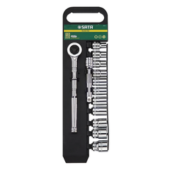 Bộ tuýp 6 cạnh 12inch 13 chi tiết SATA - 09525