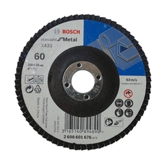 Đĩa nhám xếp Alox P60 100mm Bosch 2608601676