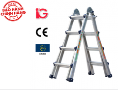 Thang nhôm gấp chữ A Hàn Quốc IG VLS44 (LS44)