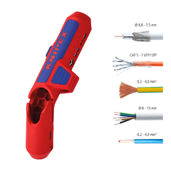 Dụng cụ tuốt dây điện thuận tay trái Knipex 16 95 02 SB