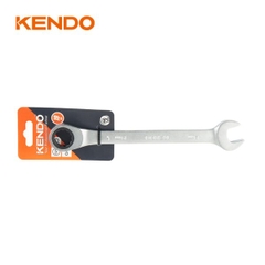 Cờ lê kết hợp 2 đầu, vòng tự động và miệng bằng thép Cr-V 18mm Kendo 15518