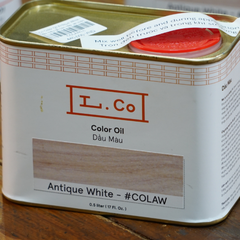 Antique White - Dầu màu lau gỗ L.CO màu trắng cổ điển