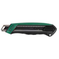 Dao rọc giấy 18mm Sata 93482 cán phủ cao su cao cấp