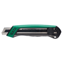Dao rọc giấy Sata 25mm 93483 cán phủ cao su cao cấp