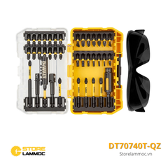 Bộ mũi bắn vít đa năng 25 chi tiết kèm kính mát Dewalt DT70740T-QZ