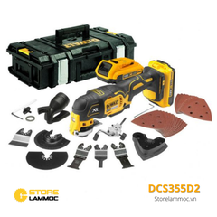 Máy cắt rung pin Dewalt DCS355D2 18V