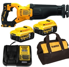 Máy cưa kiếm dùng pin Flexvolt Dewalt DCS386P2 gồm 2 pin 5ampe