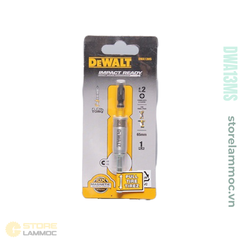 Mũi bắn vít 4 cạnh PH2 65mm có nam châm trợ lực Dewalt DWA13MS