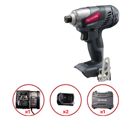 Máy bắn vít động lực pin 18V, 1.5Ah Kyocera DID1806L1 (bộ 2 pin, 1 sạc)