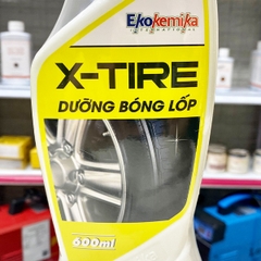 Dung dịch dưỡng đen bóng lốp xe 600ml Ekokemika X-TIRE