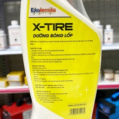 Dung dịch dưỡng đen bóng lốp xe 600ml Ekokemika X-TIRE