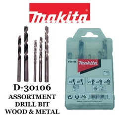 Bộ mũi khoan gỗ và sắt 5/6/8mm Makita D-30106