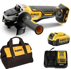 Máy mài pin Dewalt DCG406M1 đĩa 100mm công tắc bóp 20V