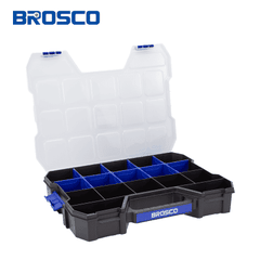 Hộp đựng đồ nghề 17 ngăn kích thước 37.5x29x6.7cm Brosco BR720375