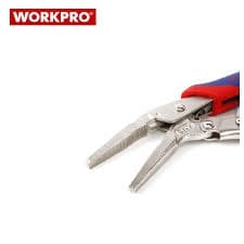 Kìm bấm chết mỏ nhọn 165mm cán cao su Workpro W031093