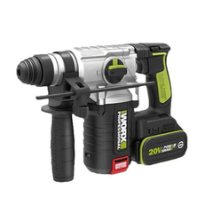 Máy khoan bê tông pin 20V, 2.2J Worx  WU388.14.2B (1 pin 4Ah + 1 sạc 2Ah)