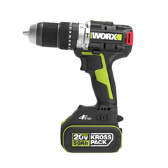 Máy khoan pin 20V có búa, 150Nm Worx WU377.15.6B (1 pin 5Ah + sạc 6Ah)