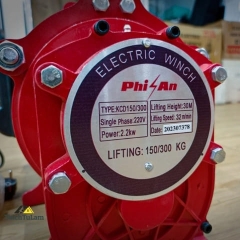 Máy tời điện 2.2kW Phi An PA150/300
