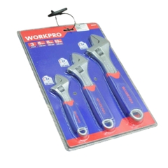 Mỏ lết răng điều chỉnh 3 chi tiết Workpro W003201