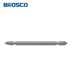 [Bán lẻ] Mũi vít bake 2 đầu (6.35mm) bằng thép S2 PH2PH2 x 110mm Brosco BR2PH2C635110