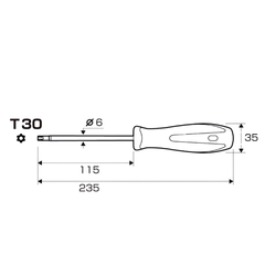 No.6300 T30x115