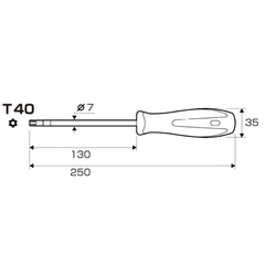 No.6300 T40x130