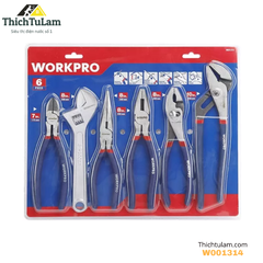 Bộ dụng cụ 6 chi tiết Workpro W001314