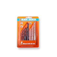 Hộp 9 mũi khoan hỗn hợp B+D A8106G