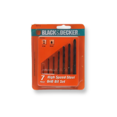 Hộp mũi kim loại 7 chi tiết Black&Decker