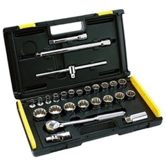 Bộ khẩu 1/2''DR 27 chi tiết hệ met 6PT, Stanley 86-477-6